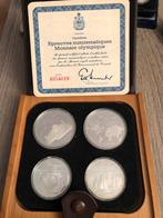 Zilveren Olympische munten set Montreal Canada 2x, Ophalen, Noord-Amerika, Setje, Zilver