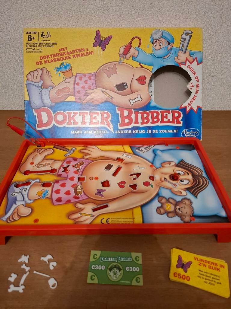 Dokter Bibber spel - Hasbro, Ophalen