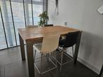 Eettafel bartafel incl stoelen, Huis en Inrichting, Tafels | Eettafels, Ophalen, Gebruikt, 100 tot 150 cm, 50 tot 100 cm