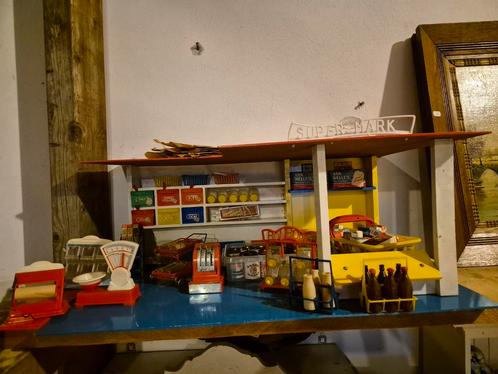 vintage supermarkt, Verzamelen, Poppenhuizen en Toebehoren, Gebruikt, Poppenhuis, Ophalen