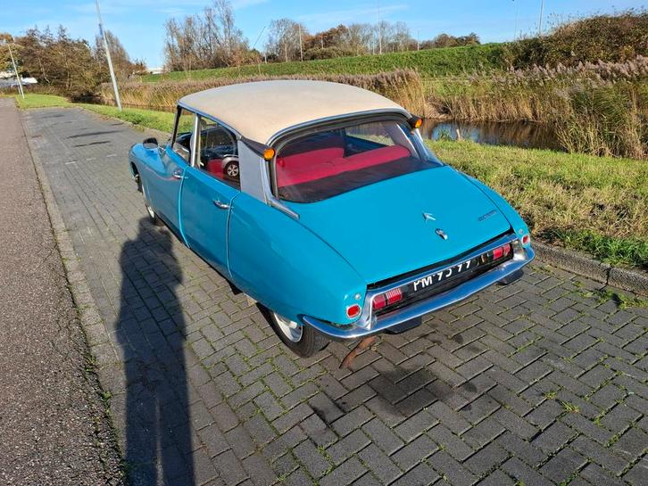 Citroën ID19 uit 1965 – klassieke Franse schoonheid,, Auto's, Oldtimers, Particulier, Benzine, Sedan, Geïmporteerd, Blauw, Ophalen