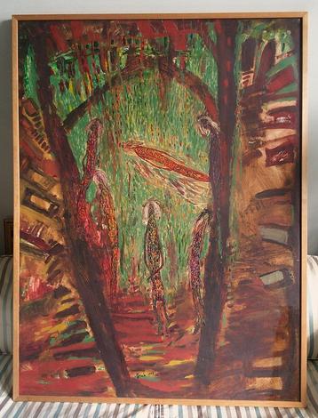 Vrouwfiguren in het bos 1998 - Diah Yulianti 1973 beschikbaar voor biedingen