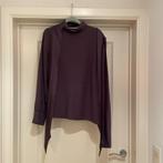 Ladress blouse Donyale strikblouse antraciet maat M, Maat 38/40 (M), Verzenden, Zo goed als nieuw, LaDress
