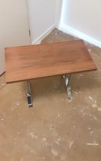 Retro jaren 70 tv tafel  met verstelbaar bovenblad, Huis en Inrichting, Ophalen, Minder dan 50 cm, Gebruikt, 50 tot 100 cm