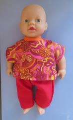 Little Baby pop 32c poppenkleertjes poppenkleding setje 205, Ophalen of Verzenden, Nieuw, Babypop