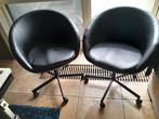 2 bureau stoelen skruvsta Ikea, Huis en Inrichting, Ophalen, Gebruikt, Zwart, Bureaustoel