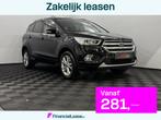 Ford Kuga 1.5 EcoBoost ST Line Half leder, Navi, Parkeersens, Auto's, Ford, Voorwielaandrijving, 4 cilinders, Leder en Stof, Zwart