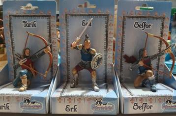 3x Bullyland Elfen Ridders Boogschutters & Zwaardvechter MIB beschikbaar voor biedingen