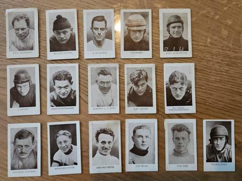 16x wielrenners plaatje 1929 Vittoria Egyptian Miss Blanche, Hobby en Vrije tijd, Stickers en Plaatjes, Gebruikt, Plaatje, Ophalen of Verzenden