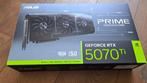 ASUS Prime GeForce RTX 5070 Ti 16GB GDDR7, Computers en Software, Videokaarten, Overige soorten, Verzenden, DisplayPort, Zo goed als nieuw