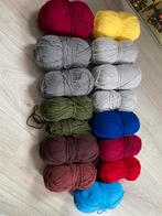 Grote partij diverse bolletjes wol (royal), Ophalen of Verzenden, Gebruikt, Breien of Haken, Wol of Garen