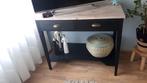 Deens design sidetable refurbished vintage, Ophalen, Zo goed als nieuw, 25 tot 50 cm, Rechthoekig