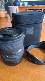 Sigma 10-20 mm 1:4-5.6 DC HSM. In nieuwstaat! Met etui ., Ophalen of Verzenden, Zo goed als nieuw, Groothoeklens