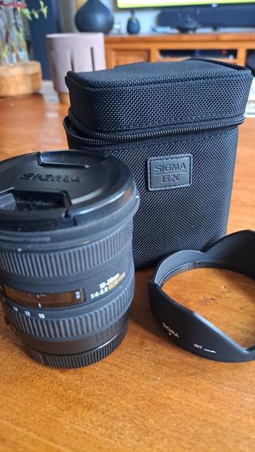 Sigma 10-20 mm 1:4-5.6 DC HSM. In nieuwstaat! Met etui . beschikbaar voor biedingen