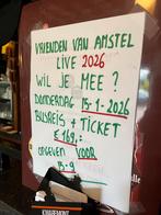 Vrienden van Amstel 15-01-2026, Tickets en Kaartjes, Drie personen of meer
