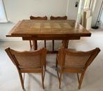 Tafel met stoelen, Gebruikt, Vier personen, Rechthoekig, 50 tot 100 cm