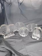 Prachtige set van 5 design glas objecten walther glas, Antiek en Kunst, Ophalen of Verzenden