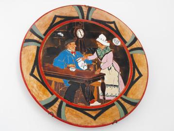 Vintage kastelijn wandbord / afbeelding cafe / kroeg beschikbaar voor biedingen