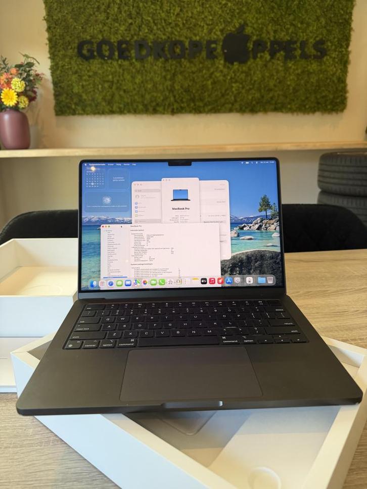 MacBook Pro 14 inch m4 48GB 512GB Zwart | als nieuw, Computers en Software, Apple Macbooks, Zo goed als nieuw, MacBook Pro, Qwerty