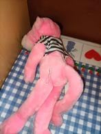 Oude Pink Panter knuffel met stokbrood en alpino pet 1989, Ophalen of Verzenden