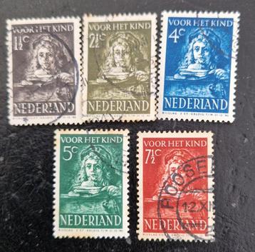 Nederland 1941 - nvph 397 - 400  -  Kinderzegels  4 van 5