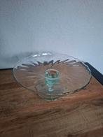 Glazen Schaal op Voet, Huis en Inrichting, Woonaccessoires | Schalen en Manden, Schaal, Rond, Ophalen of Verzenden, Glas