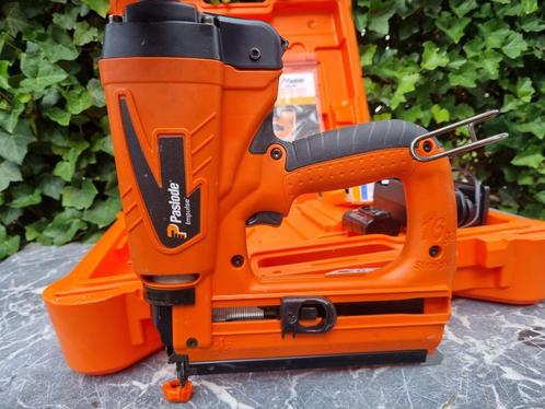 PASLODE im65 F16 impuse Accu Afwerktacker, Doe-het-zelf en Verbouw, Gereedschap | Handgereedschap, Zo goed als nieuw, Ophalen