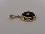 Gouden hanger met granaat                                G99, Gebruikt, Overige voorstellingen, ., Ophalen of Verzenden
