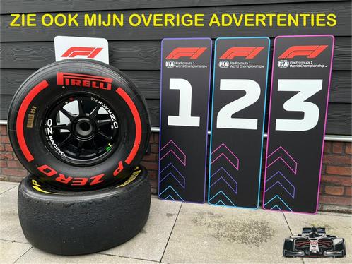 Formule 1 band pitbord grid bord diverse exemplaren, Verzamelen, Automerken, Motoren en Formule 1, Gebruikt, Formule 1, Ophalen
