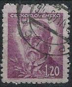 Tsjechoslowakije 1945/1947 - Yvert 408 - Masaryk (ST), Postzegels en Munten, Postzegels | Europa | Overig, Ophalen, Overige landen