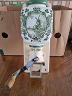Vintage PeDe Koffiemolen met Delfts Blauw Motief, Ophalen of Verzenden