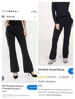 Studio anneloes (bonded) flared broek, Studio Anneloes, Zwart, Maat 42/44 (L), Ophalen of Verzenden