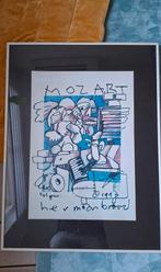 Herman Brood Litho - Mozart' 1993, Ophalen of Verzenden