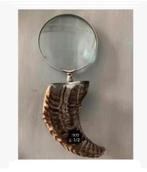 Loep, vergrootglas, Hoorn Handvat, 26 cm, Vergrootglas of Loep, Verzenden, Nieuw, X