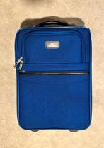 Handbagagekoffer (trolley) helderblauw, Overige materialen, Gebruikt, Minder dan 50 cm, Minder dan 35 cm