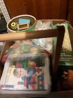 volle doos houten blokken en volle doos houten speelgoed, Ophalen of Verzenden, Zo goed als nieuw