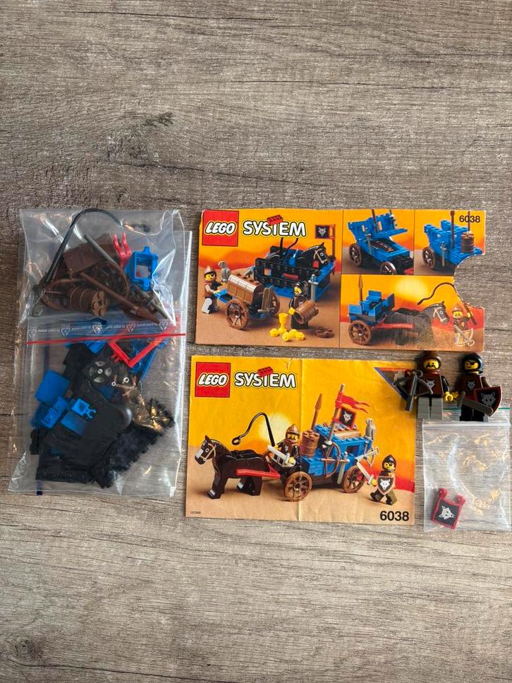 Lego castle 6038 - compleet + boekje en doosdeel, Kinderen en Baby's, Speelgoed | Duplo en Lego, Zo goed als nieuw, Ophalen of Verzenden