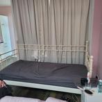 1-persoons stalen bed - gratis afhalen!, Ophalen, Gebruikt, 90 cm, Eenpersoons