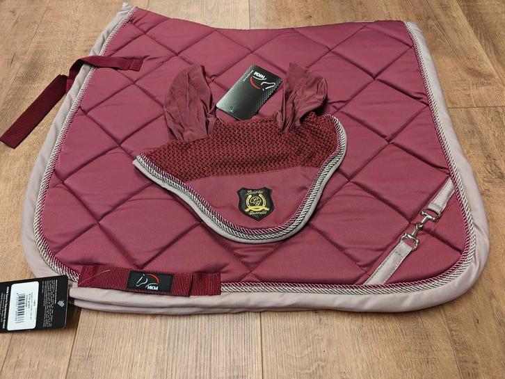Sjabrak en oornetje Lauria Garrelli Grape maat Full dressuur, Dieren en Toebehoren, Paarden en Pony's | Dekens en Dekjes, Nieuw