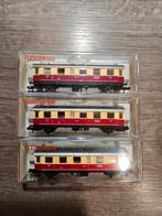 3x Lokalbahn rijtuigen fleischmann N spoor trein 1:160, Gelijkstroom, Fleischmann, Wagon, Ophalen of Verzenden