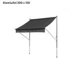 Nieuwe antraciet klemluifel 200x150cm in doos, Tuin en Terras, Ophalen, Nieuw, 1 tot 2 meter, Overige typen