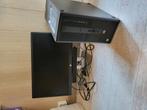 HP Desktop computer en beeldscherm, Computers en Software, Desktop Pc's, Ophalen, Zo goed als nieuw