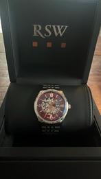 Te koop nieuw RSW heren horloge, 45 mm, automatisch, Overige merken, Staal, Staal, Polshorloge