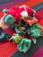 Viltwol - Rood & Groen Tinten, Wol, Nieuw, Ophalen of Verzenden, 30 tot 120 cm