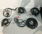 XLR to tulp / audiojack groot naar klein kabels, Ophalen of Verzenden, Zo goed als nieuw, Speaker of Versterker