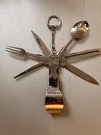 Multitool als sleutelhanger, Ophalen of Verzenden, Zo goed als nieuw, Rvs of Chroom