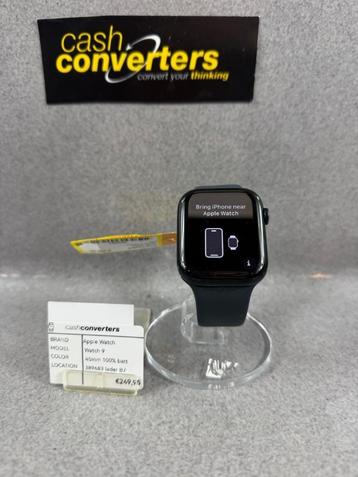 Apple Watch Series 9 | 45mm | 100% batt | 389683 beschikbaar voor biedingen