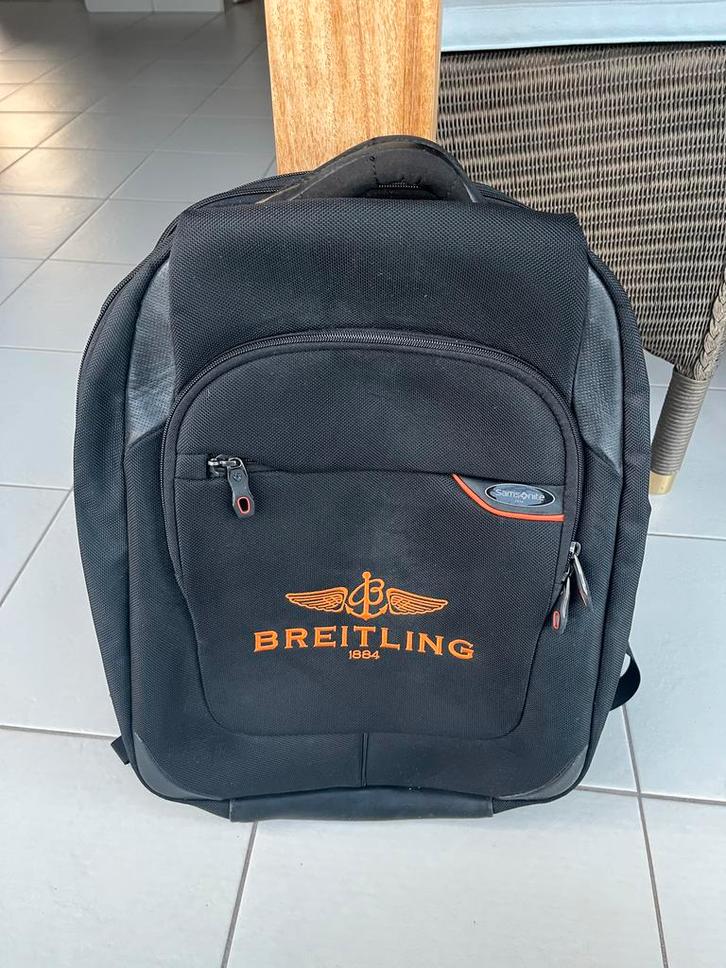Breitling Samsonite Rugzak, Sieraden, Tassen en Uiterlijk, Tassen | Rugtassen, Zo goed als nieuw, Overige merken, 25 tot 40 cm