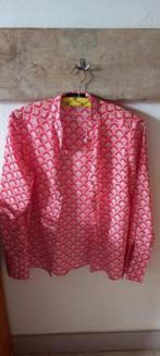 Prachtige blouse Lofty Manner mt S mooie print en kleur, Ophalen of Verzenden, Zo goed als nieuw, Maat 38/40 (M), Roze