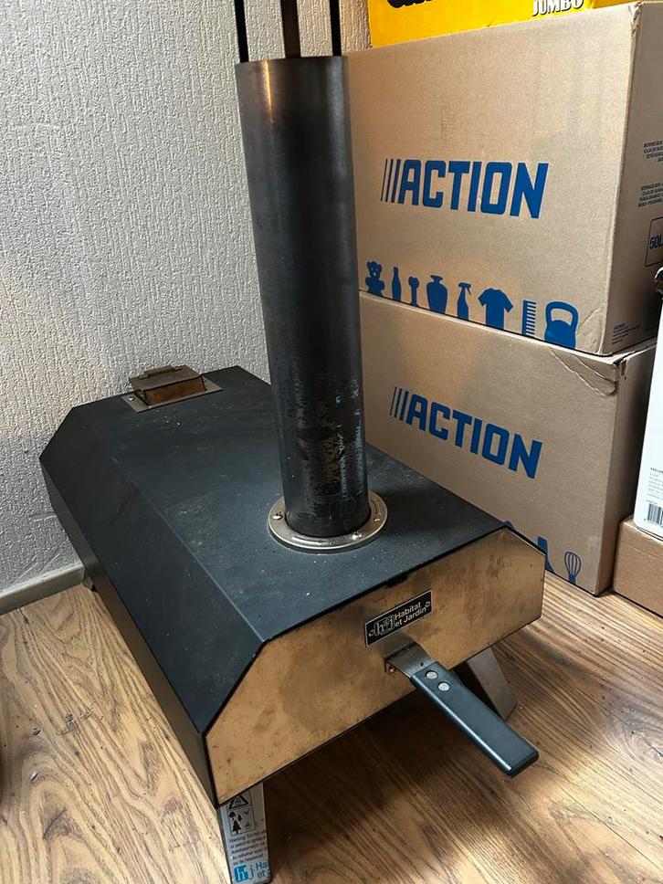 Pizza Oven op Pellets + Zak Pellets, Tuin en Terras, Pizzaovens, Zo goed als nieuw, Ophalen of Verzenden